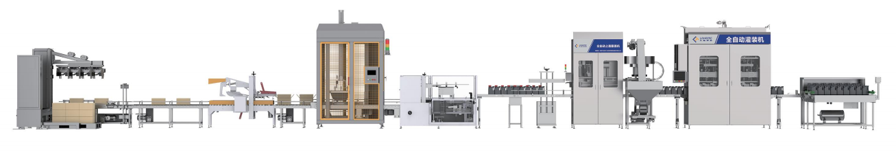 1-4L体积式全自动灌装线